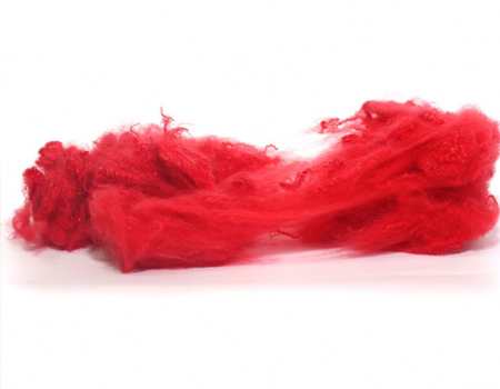 الیاف پلی استر رنگی