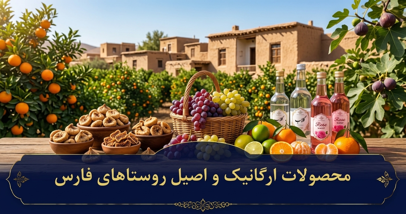 محصولات ارگانیک روستاهای فارس