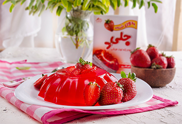 پودر ژله توت فرنگی