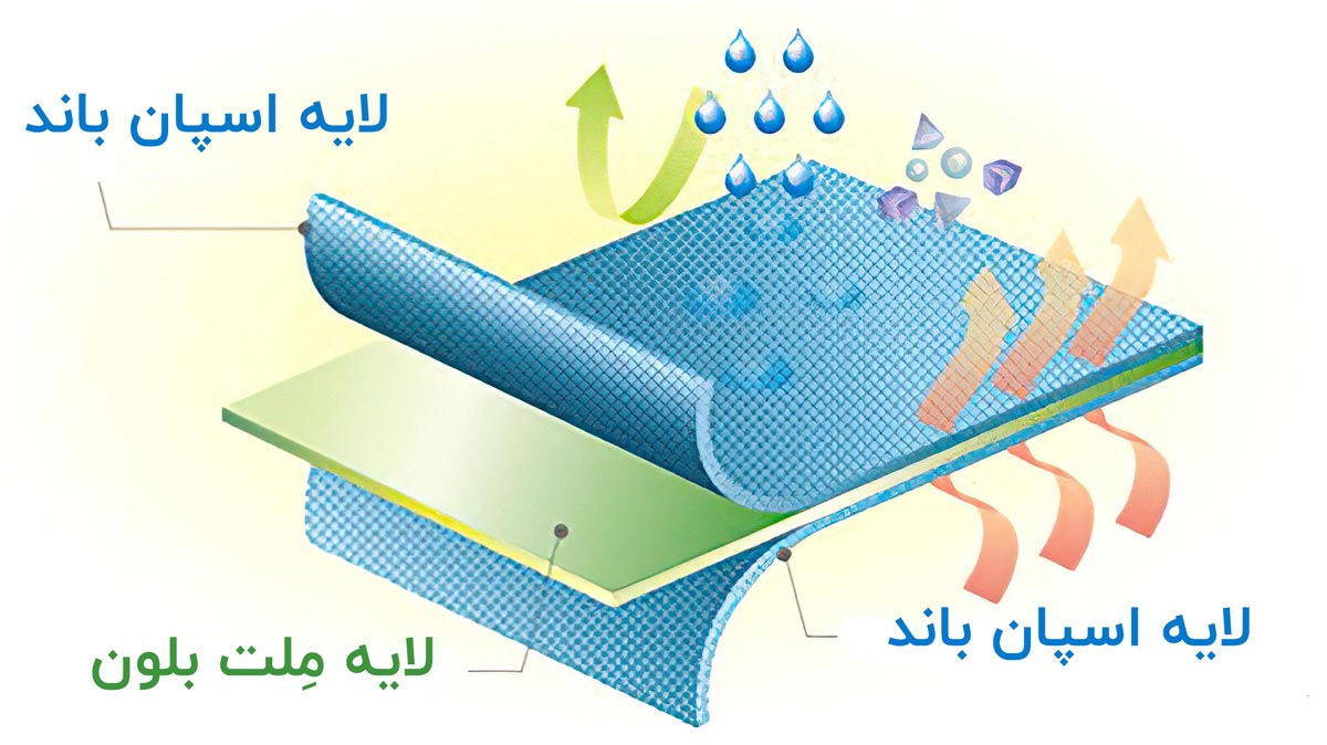 لایه ملت بلون ماسک