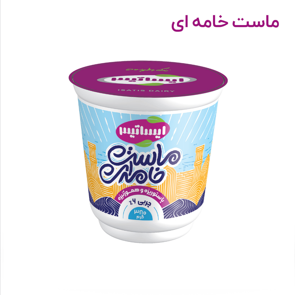 ماست خامه ای ایساتیس