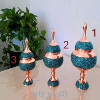 شکلات خوری فیروزه کوبی شده