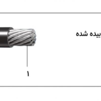 کابل قدرت تک رشته با عایق شیرکوه