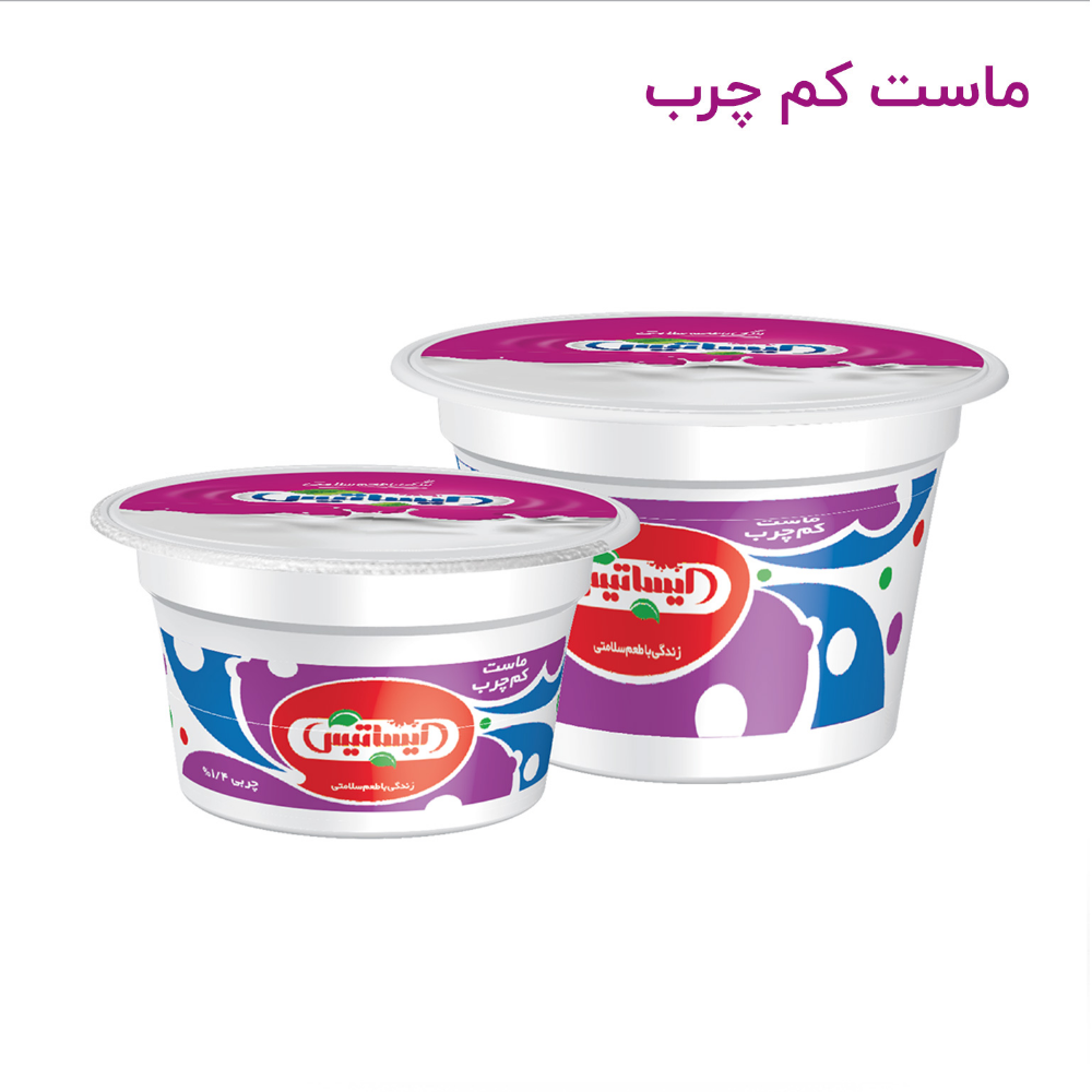ماست کم چرب ایساتیس